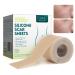 ZODENIS Silicone Scar Sheets (1.6 x 120 3M) Silicone Scar Tape Scar Strips Effective Silicone Scar Sheets for Surgical Scars C-Section Surgery Scar Keloid Burn Acne 3 m (Pack of 1)