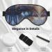 SSIMOO Eyelash Soft Sleep Eye Mask | Breathable Eye Patch for Women | Perfect Travel Accessory | Relaxation & Comfort Black - Buy Online on GoSupps.com
