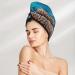 Super Absorbent Deep Sea Whales Hair Cap for Women - Quick Drying Elastic Wrap for Long Thick Hair - Buy Online on GoSupps.com