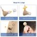 Rechargeable Noise Cancelling Sound Amplifier for Seniors - Flesh-Colored Behind-the-Ear Design | International Shipping - Buy Online on GoSupps.com