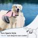 Vivaglory Adjustable Dog Life Jacket - Durable Buoyancy Vest in Sakura Pink for Medium Dogs (Chest 56-64 cm) - Safe Fastening System - Buy Online on GoSupps.com