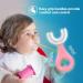 Mespirit 2Pcs Kids U-Shaped Soft Silicone Toothbrush Set | Food Grade & 360 Oral Teeth Cleaning Design | Ages 2-6 - Buy Online on GoSupps.com