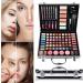 professional makeup | professional makeup for women portable multi-function makeup kit for professional/beginner 62 eye shadows 4 eyebrow powders 5 - Buy Online on GoSupps.com