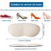 Sibba Heel Grips: 4 Pairs Cushion Pads for Loose Shoes - Anti-Blister Inserts for Women & Men - Buy Online on GoSupps.com