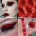 DE LANCI Chameleon Red Glitter Eyeshadow - Highly Pigmented Metallic Red Eye Shadow Palette for Intense Color Shifting & Smoky Makeup - Chrome True Red Shimmery Glitter - Buy Online on GoSupps.com