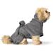 HUNTER Dog Bathrobe Riga - Size 60 Grey | Luxury Dog Bathrobe for International Shipping - Buy Online on GoSupps.com
