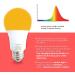 hooga Sleep Light Bulb - Blue Light Blocking Amber Night Light for Healthy Sleep - 1600K Sleep Aid - Baby Nursery Light - 7W LED - Single Amber 1 Count - Buy Online on GoSupps.com