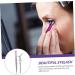 minkissy 1 Set False Eyelash Auxiliary Eyelash Curler Lash Clip with Comb Eyelash for Women Professional Eyelash Comb Eyelash Applicator Precision Eyelash Tool Stainless Steel - Buy Online on GoSupps.com