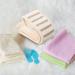 Baluue Exfoliating Wash Cloth Exfoliating Washcloth Towel with Handles Back Cleaner Wash Strap Back Scrubber Washer for Shower Bath - Buy Online on GoSupps.com
