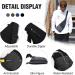 Peicees Sling Bag | Shoulder Backpack with Multiple Pockets for Outdoor Activities | Black - Buy Online on GoSupps.com
