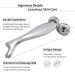 2-in-1 Facial Massage Roller & Gua Sha Tool - Elevate Your Skin Care Routine Reduce Puffiness & Wrinkles - Ideal Gift for Women - Buy Online on GoSupps.com