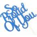 Tenhaisi Navy Blue So Proud of You Cake Topper Congrats Gard Party Decor Graducation Party Supplies - Buy Online on GoSupps.com