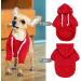 Dog Hoodie Dog Hoodies with Pocket Softness Comfort Dog Sweatshirt Puppy Hoodies Warm and Lightweight Dog Fleece Jumper Dog Hoodies Clothes Winter for Small Medium Dogs (L Red) L Red - Buy Online on GoSupps.com