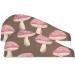 Super Absorbent Pink Mushrooms Hair Towel 2 Pack - Quick Dry Turbans for Women & Girls - Buy Online on GoSupps.com