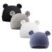 XIAOHAWANG Newborn Hospital Hat Preemie Boys Girls Beanie Cotton Bear Ears Infant Baby Hats 0-6 Months 6-12 Months Color-A