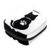 Sanitary Napkin Storage Bag Feminine Product Pouches Portable Period Kit Bag for Girls Women Ladies White Cat Paw Black Shadow