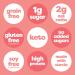 Kiss My Keto Chocolate Salted Caramel Protein Bars - 12-Pack Low Sugar Low Carb Snack Bars with MCTs for Keto Diet - Buy Online on GoSupps.com