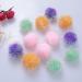 Cobee Large Cat Sparkle Ball Toys 12 Pieces 2 Inch Cat Pom poms Ball Furry Cat Toy Balls Kitten Pompom Ball Interactive Play Toy for Indoor Cat Kitten - Buy Online on GoSupps.com