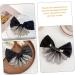 Beaupretty Bow Hairpin Hair Accessory for Women Xmas Bowknot Ribbon Hair Bow Black Barrettes Makeup Hair Clips Girls Hair Clips Black Bows Ponytail Clip Girl Bows Temperament Fabric Headband - Buy Online on GoSupps.com
