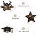 jojofuny 39 Pcs Insert Card Grad Cupcake Toppers Cake Decoration Party Supplies Grad Party Cupcake Toppers Graduation Cap Graduation Fruit Pick Decorative Topper Set The Paper Toothpick Blackx3pcs 20X14.5X0.1CMx3pcs - Buy Online on GoSupps.com