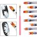24-Piece Colour Paint Pen Set Pink Petal Pen Nail Brush Short Nail Brush - Buy Online on GoSupps.com