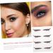 BIUDECO 12 Pairs Plastic 3d Stickers Eyeliner Strip Sticker Colorful Eyeliner Pink Puffy Stickers - Buy Online on GoSupps.com