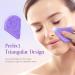 Compressed Flower-Shaped Facial Sponges | Exfoliating Cleaning Sponge for Beauticians (Triangles | Purple) - International Shipping - Buy Online on GoSupps.com