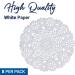 Royal Lace 12-Inch White Round Paper Doilies - Pack of 8 (B23006) - Buy Online on GoSupps.com