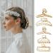 Buy Slipproof Big Hair Clips for Thick & Thin Hair - 5 Pack Metal Hair Claws for Women - Buy Online on GoSupps.com