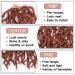 ZRQ 6 Packs 30-Inch Faux Locs Crochet Braids - Ginger Soft Locs Extensions | Copper Red Curly Wavy Hair - Buy Online on GoSupps.com
