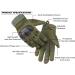 KONCEPPT Tactical Army Military Gloves - Green Large | Touch Screen, Breathable, Wear-Resistant with Hard Knuckle Protection - Buy Online on GoSupps.com