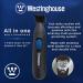 Buy Westinghouse Men's All-in-One Beard Trimmer | Stainless Steel Adjustable Lengths Nose & Ear Trimmer Portable - International Shipping Available - Buy Online on GoSupps.com