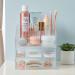 STORi Chloe Clear Makeup Holder + Double Drawer Organizer | Organize Cosmetics | Made in USA - Buy Online on GoSupps.com