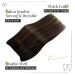 Vivien Real Hair Treat Extensions - Remy Black Ombre Chestnut Brown - 40cm 100g #1B/6/1B - Buy Online on GoSupps.com