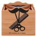Salon Scissors Holder with 4 Compartments Compact Hair Cutting Scissor Holder with Sponge Lining Barber Shop Shears Stand Organizer Salon Shear Holder for Hairdressers Hair Stylist