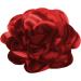 Large Flower Hair Clip 7.87" Satin Rose Flower Hairpin Barrettes for Women Girls Elegant Hair Accessories for Party Stage Show Performance Photography (Red) - Buy Online on GoSupps.com