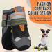 Eyein Dog Boots Paw Protector - Summer Hot Pavement Dual Adjustable & Washable Non-Slip Dog Shoes with Reflective Strip for Injured Paws Breathable Dog Walking Boots for Small Medium Large Dogs(2pcs) Size 3#:Width 5cm Black-breathable(Pack of 2) - Buy Online on GoSupps.com
