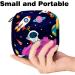 Portable Women's Binding-Up Bags | Menstrual Cup & Tampon Bags for Teens | Colorful Space Planet Design - Buy Online on GoSupps.com