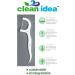 Clean Idea EcoFlosser - 300 Biodegradable Floss Picks for Sustainable Dental Care - Buy Online on GoSupps.com