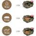 Durable Resin Reptile Food and Water Bowl for Snakes, Frogs, Geckos, Tortoises, Lizards, and Chameleons - Buy Online on GoSupps.com