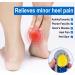 Orthopedic Heel Spur Inlays - JEGLATS Silicone Heel Cushions for Plantar Fasciitis Relief | 25mm Heel Pillows for Men & Women - Buy Online on GoSupps.com