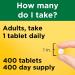 Nature Made Vitamin D3 2000 IU Supplement - 400 Tablets for Bone, Teeth, Muscle & Immune Health - Buy Online on GoSupps.com