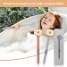 Ainiv 2 Pack Back Scrubber for Shower with Soap Dispenser - Long Handled Exfoliating Body Scrubber - Wet/Dry Brushing - Soft Bristles - Grey & Pink - Buy Online on GoSupps.com