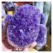 1 pc Natural Purple Crystal Geode Rough Stone Amethyst Cluster Freeforms 1pc ZJGIDTEM (Color : 1100-1190g)