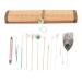 Portable Ear Pick Massage Set - 8 Feather Sticks for Salon, Relieve Fatigue and Earwax, Travel-friendly - Buy Online on GoSupps.com