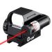 CVLIFE 1x22x33 Reflex Sight Red and Green 4 Reticle Dot Sight with 2mW Red Sight Laser