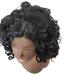 Shop Women's Black Wavy Curly Synthetic Wig - Retro Styles from 50s to 80s - International Shipping Available - Buy Online on GoSupps.com