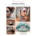 Chunky White Glitter Gel for Nails, Hair, Face & Body - Festival Makeup & Painting Decoration - Buy Online on GoSupps.com