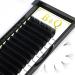 Self-fan eyelids DD-0.05-10 EASY FAN LASHES for volume technology 0.05 Strength eyelash extension eyelashes DD curl Volume eyelashes Individual length black (10 mm DD-0.05) 10 mm DD-0.05