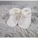 Royal Icon Newborn Baby Booties 0-3 Months | Pom Pom Booties | Soft & Stylish Bootees | Ideal for Indoor & Outdoor Use | RI408 White Blue - Buy Online on GoSupps.com